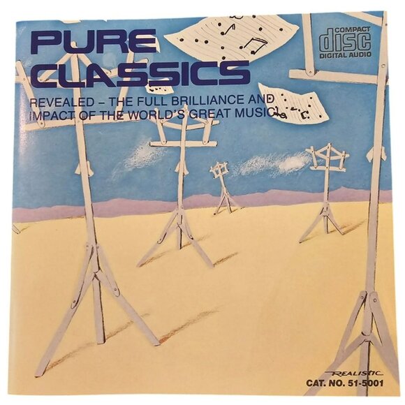 Pure Classics CD Worlds Great Music Collection By Realistic  37762cd - Picture 1 of 2